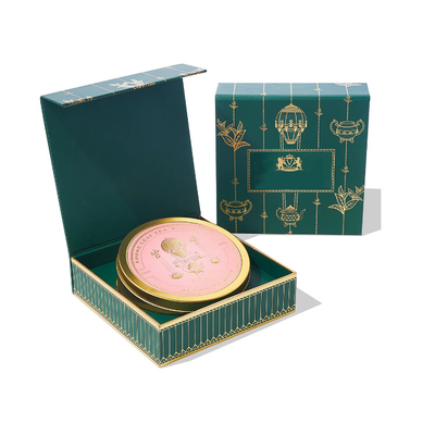 Custom Print Tea Bags Paper Packaging Box Luxury Tea Tin Set Gift Box Packaging