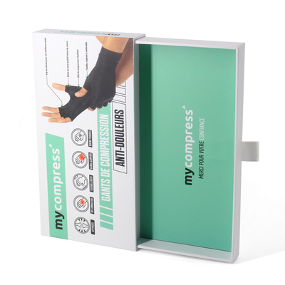Custom Logo Print paper Drawer Sliding Tiny Glove Packaging Box