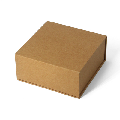 Custom cardboard low price a5 square creative foldable magnetic kraft gift box with lid