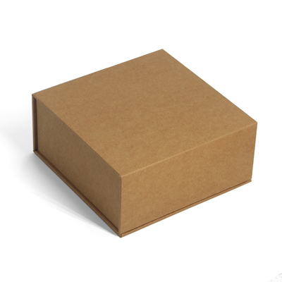 Custom cardboard low price a5 square creative foldable magnetic kraft gift box with lid