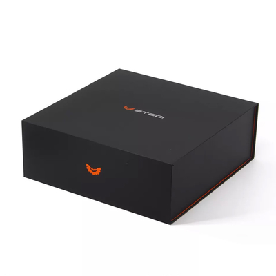 Custom Printed Luxury Black Magnetic Gift Box Wholesale Gift Boxes With Magnetic Lid