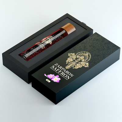 Custom Paper Safran Pack Box Empty Blank Mini Saffron Packaging Boxes For Saffron