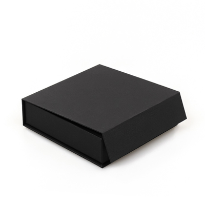 Custom Eid Favor Box Rigid Hard Easy Fold Black Magnetic Gift Boxes With Dividers