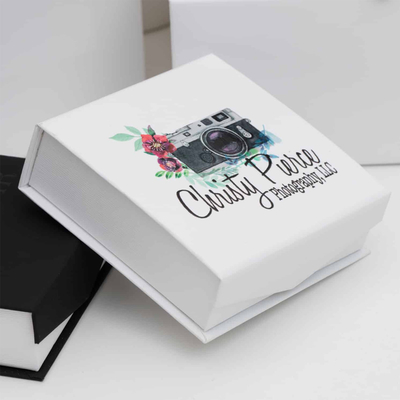 Custom Logo Printed Classic Snap Flash Drive Box Packaging