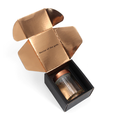 Custom Size Printing Drink Honey Bottle Jar Packaging Shipping Boxes For Honey