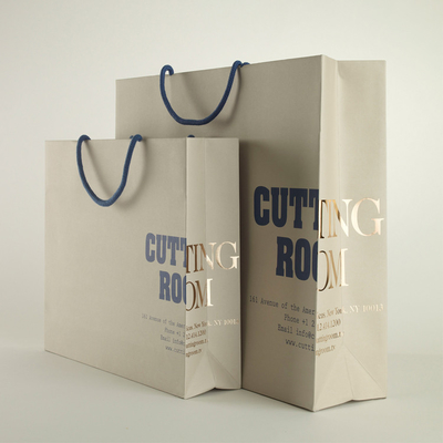 Custom Printed Your Own Logo White Brown Kraft Gift Craft Shopping Paper Bag With Handles