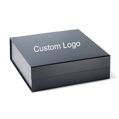 Custom Printed Luxury Black Magnetic Gift Box Wholesale Gift Boxes With Magnetic Lid