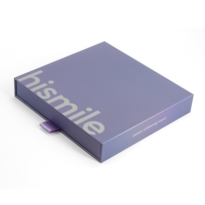 Custom Luxury Gradient Denture Box Sliding Dental Tool Retainer Packaging Gift Box With Logo