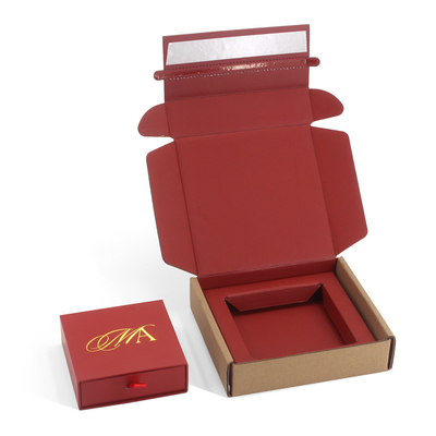 Custom Corrugated Foldable Gift Box OEM Eco Friendly Shipping Paper Jewellery Mailer Box Packaging With Logo