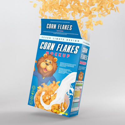 Food Product Paper Box Manufacturers Eco Friendly Custom Cereal Box Packaging