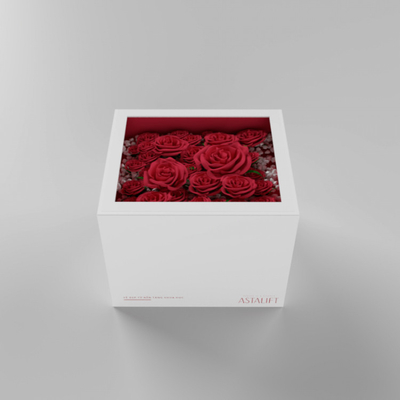 Custom Logo 2 Layer Artificial Cardboard Paper Flower Gift Boxes