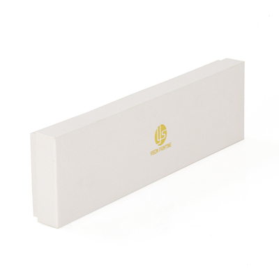 Custom Logo Luxury White Long Paper Watch Gift Box Packaging