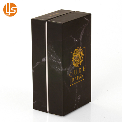 Custom Logo Marble Arabian Oud Perfume Box With Top And Bottom