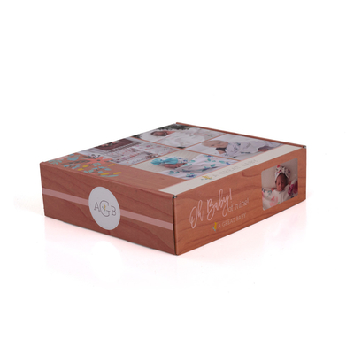 Custom Logo Print Baby Blanket Packaging Box For Blanket