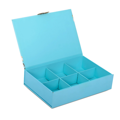 Custom Luxury Moon Cake Mooncake Gift Box Packaging With 6 Compartments