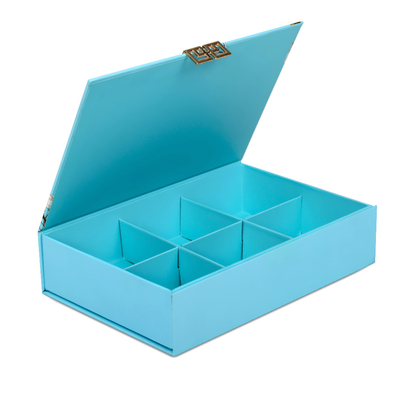 Custom Luxury Moon Cake Mooncake Gift Box Packaging With 6 Compartments