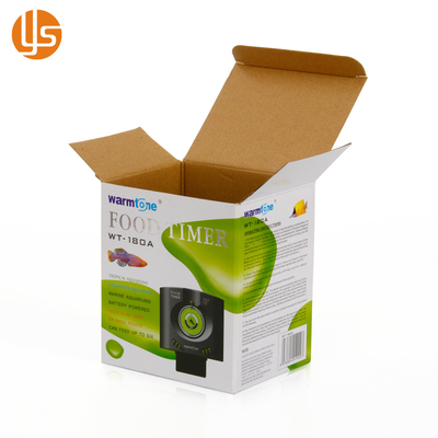 Custom Corrugated Paper Auto Lock Bottom Simple Paper Packaging Box