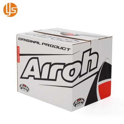 Custom Sized Corrugated Paper Motorcycle Helmet Packaging Box