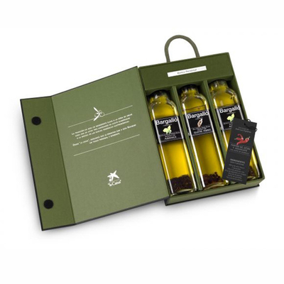 Luxury Logo Printing Olive Oil Gift Boxes Packaging Varnishing