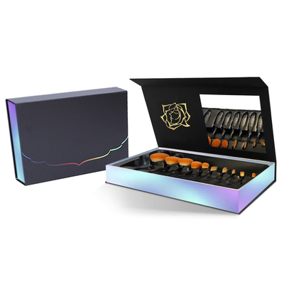 Custom Luxury Empty Paper Packaging Box Makeup Brush Set Box Packaging