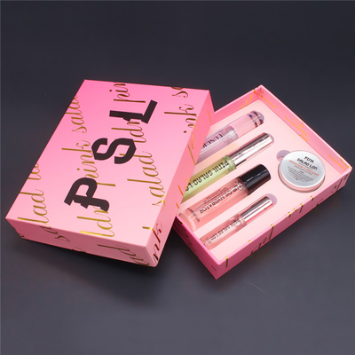 Customized Paper Cardboard Nail Polish Set Gift Boxes Packaging With Insert