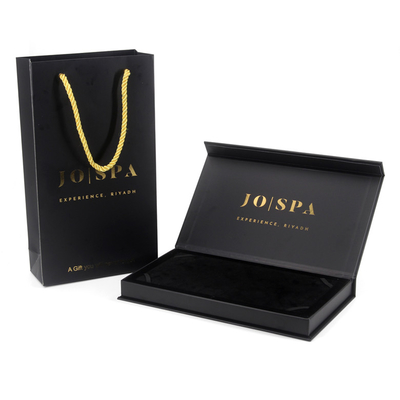 Luxury Rigid Custom Logo Paper Packaging Gift Box And Bag