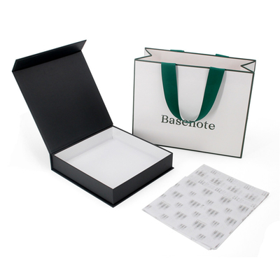 Luxury Rigid Custom Logo Paper Packaging Gift Box And Bag