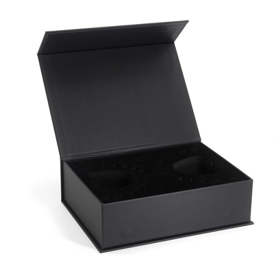 Custom Logo Luxury Magnet Box Black Clear Aligner Packaging Box