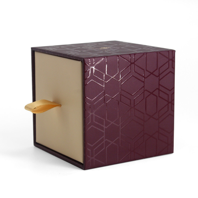 Custom Luxury Rigid Paper Packaging Gift Drawer Jewelry Box