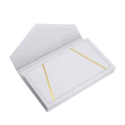 Custom Logo Luxury White Cardboard Handbag Wallet Gift Box With Gold Foil Print