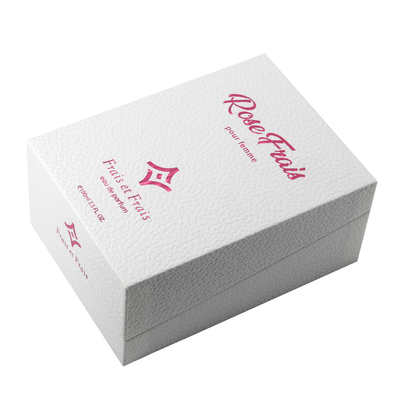 Custom Logo Premium Textured Paper Perfume Bottle Packaging Box With EVA Foam