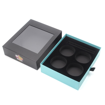 Custom High End Drawer Slide Sleeve Packaging Paper Box With Window