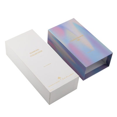 Custom Premium Perfume Bottle Packaging Box With Gold Foil Logo