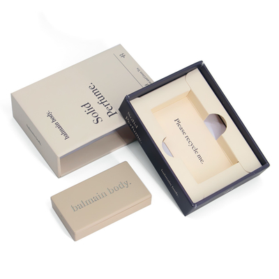 Custom Luxury Drawer Solid Perfume Balm Packaging Box