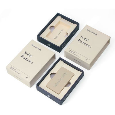 Custom Luxury Drawer Solid Perfume Balm Packaging Box