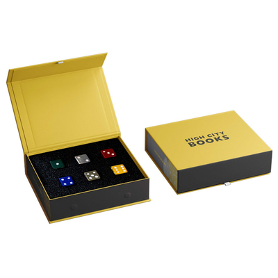 Custom Logo Print Luxury Cardboard Dice Set Packaging Box
