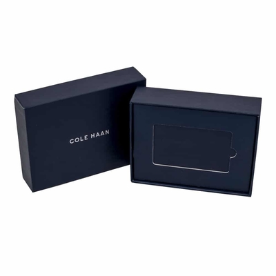Custom Luxury Credit Gift Card Lid and base Paper Packaging Box