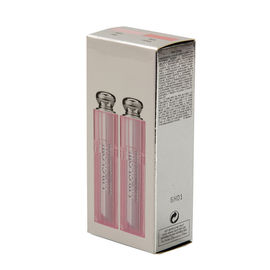 Sliver Cardboard Cosmetic Packaging Box for Lipgloss Your Logo Acceptable