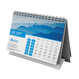 Folding Office Desk Custom Calendar Printing With Business Advertising Printed