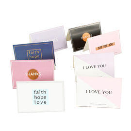 Foldable Paper Greeting Card For Wedding / Birthday / Gift / Thank You Use