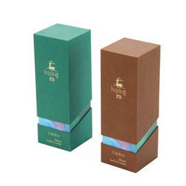 Rigid Shoulder Cosmetic Packaging Box With Speciality Paper Material