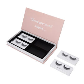 Luxury Printed Eyelash Packing Boxes With Magnetic Closure custom design