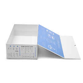 Flap Top Rigid Printed Paper Box / Electronics Packaging Boxes Custom Design