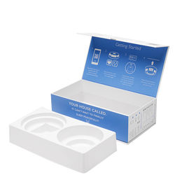 Flap Top Rigid Printed Paper Box / Electronics Packaging Boxes Custom Design