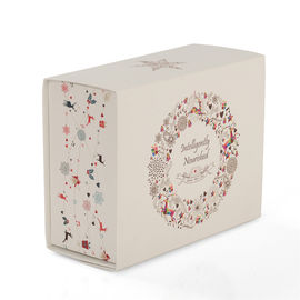 Custom Printing Paper Gift Box With Ribbon For Personalised Foldable Packaging