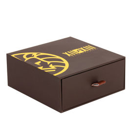 Luxury Small Paper Gift Box Recycled Handmade With Custom Foil Stamping Logo