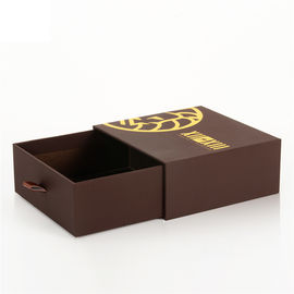 Luxury Small Paper Gift Box Recycled Handmade With Custom Foil Stamping Logo