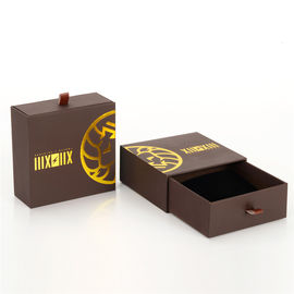 Luxury Small Paper Gift Box Recycled Handmade With Custom Foil Stamping Logo