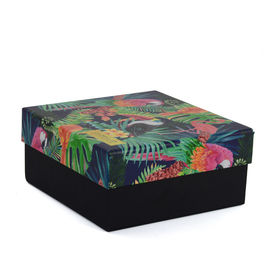 Rigid Cardboard Paper Gift Boxes With Lids And Bottom Custom Printing Service