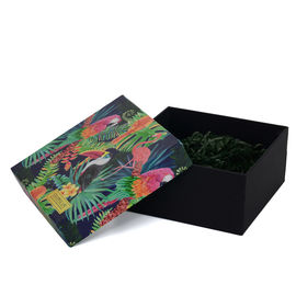 Rigid Cardboard Paper Gift Boxes With Lids And Bottom Custom Printing Service